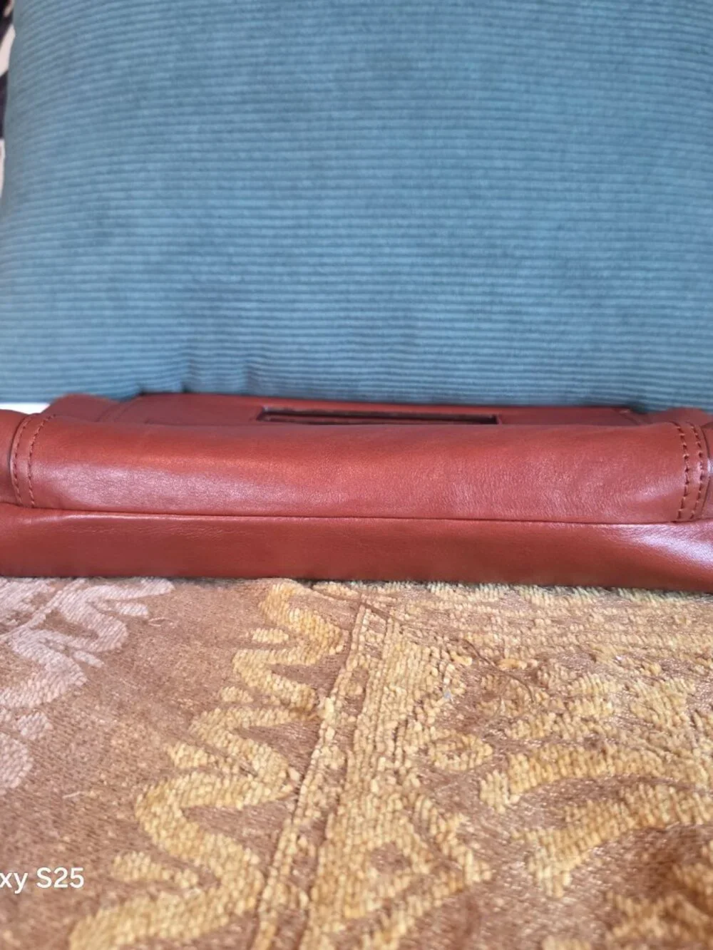 Coach Legacy Basket Clutch, Cognac